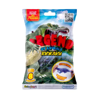 Стретч-іграшка у вигляді тварини LEGEND OF ANIMALS &ndash; ХИЖАКИ (в диспл.)