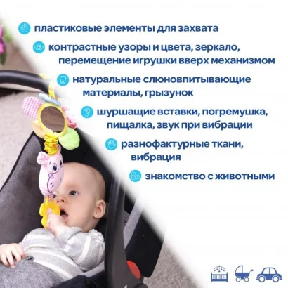 Вібропідвіска Зоо "Бегемот Добряк" МС 110205-02