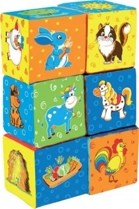 Набір кубиків "Ферма" МС 090601-02