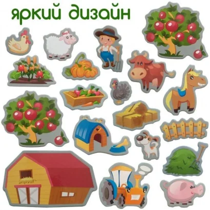 Набір магнітів Magdum &quot;Весела Ферма&quot; ML4031-10 EN