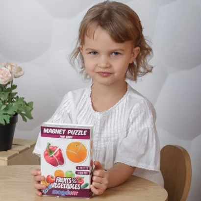 Набір магнітів Magdum Baby puzzle &quot;Фрукти і овочі&quot; ML4031-25 EN