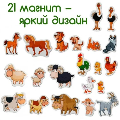 Набір магнітів Magdum Ферма сімейки ML4031-21 EN