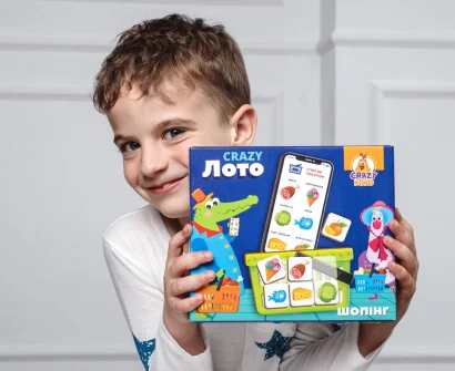 Дитяча настільна гра "Crazy Лото" VT8055-09 укр. мовою