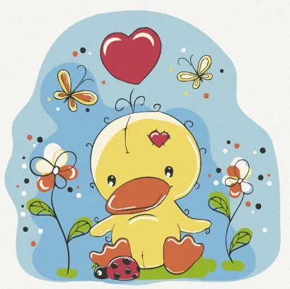 Картина за номерами. Art Craft "Каченя" 30х30 см 15533-AC