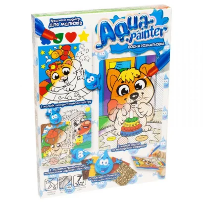 Набір креативної творчості AQP-01 "Aqua Painter"  Песик з Пірамідою