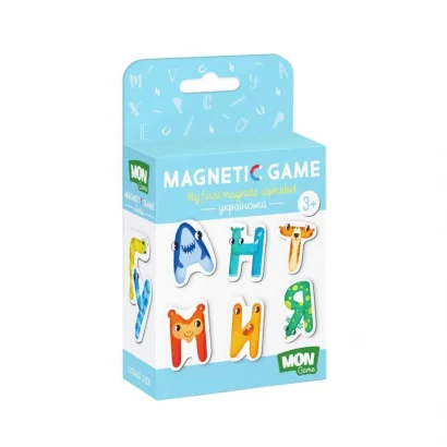 Дитячий набір магнітів "Магнітні літери. Українська" Mon Game 200211
