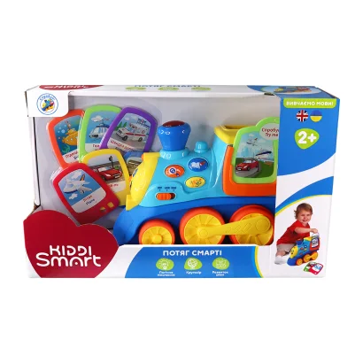 Інтерактивна двомовна іграшка KIDDI SMART &ndash; ПОТЯГ СМАРТІ (українська та англійська)