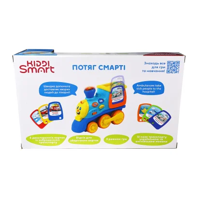 Інтерактивна двомовна іграшка KIDDI SMART &ndash; ПОТЯГ СМАРТІ (українська та англійська)