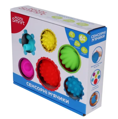 Ігровий набір KIDDI SMART &ndash; СЕНСОРНІ М&rsquo;ЯЧИКИ