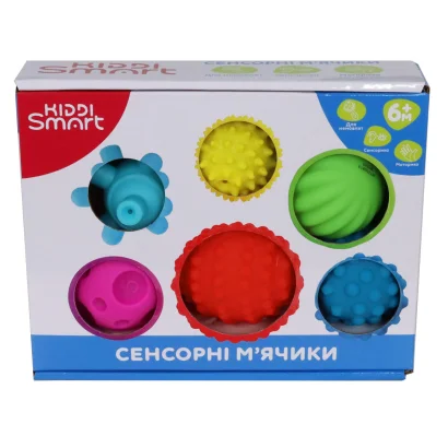 Ігровий набір KIDDI SMART &ndash; СЕНСОРНІ М&rsquo;ЯЧИКИ