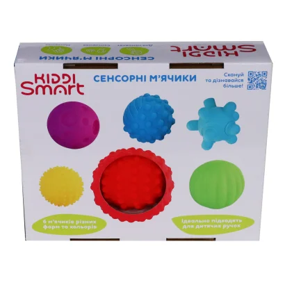 Ігровий набір KIDDI SMART &ndash; СЕНСОРНІ М&rsquo;ЯЧИКИ