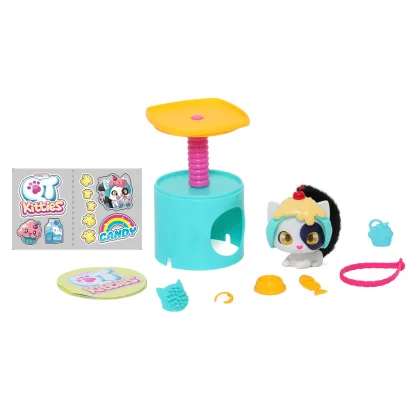 Ігровий набір QT KITTIES &ndash; КОШЕНЯ КЕНДІ (фігурка, будиночок, аксесуари)