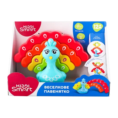 Іграшка-балансир, що розвиває KIDDI SMART &ndash; ВЕСЕЛКОВЕ ПАВЕНЯТКО