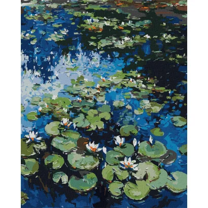 Картина за номерами "Гарлачі &copy;Клод Моне" Ідейка KHO2858 40х50 см