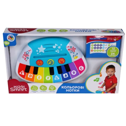 Піаніно KIDDI SMART &ndash; КОЛЬОРОВІ НОТКИ (світло)