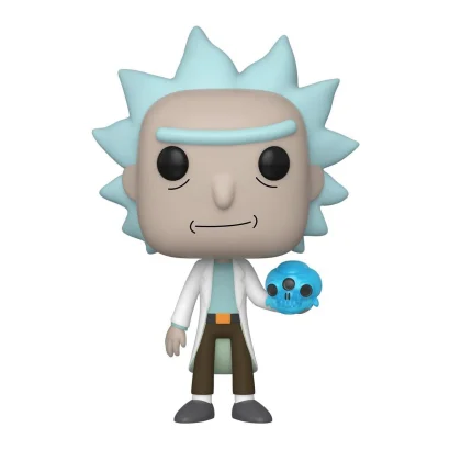Ігрова фігурка FUNKO POP! серії "Рік і Морті" - РІК З КРИШТАЛЕВИМ ЧЕРЕПОМ
