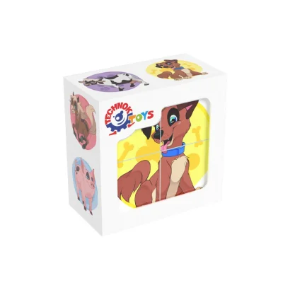 Розвиваючі кубики "Домашні тварини" ТехноК 1837TXK