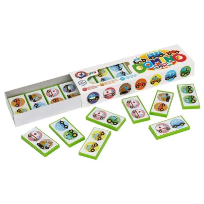 Настільна гра Доміно дитяча &quot;Авто&quot; ТехноК 3329TXK