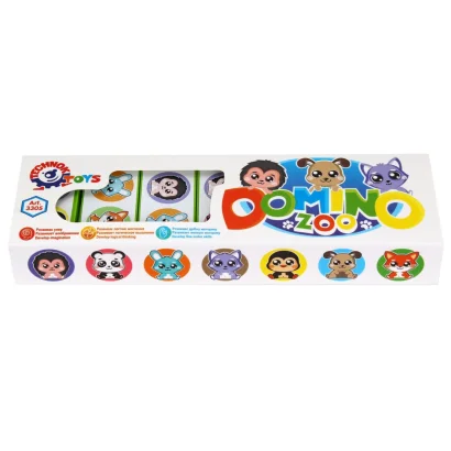 Настільна гра Доміно дитяча &quot;Зоопарк&quot; ТехноК 3305TXK