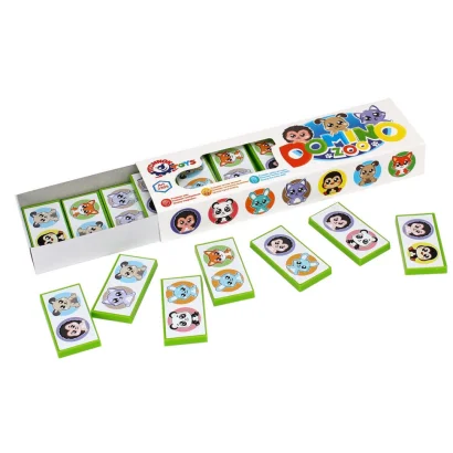 Настільна гра Доміно дитяча &quot;Зоопарк&quot; ТехноК 3305TXK