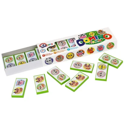 Настільна гра Доміно дитяча "Ферма" ТехноК 3312TXK