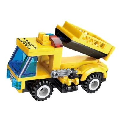 Дитячий Конструктор Qman 1408-1-8 транспорт, 76 дет  Semi Trailer