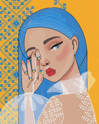 Картина за номерами &quot;Незламна ©mosyakart&quot; Ідейка KHO4907 40х50 см