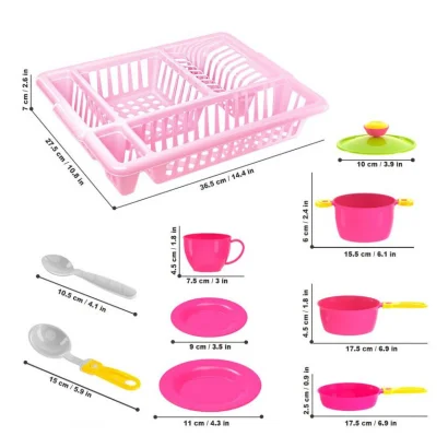 Дитячий набір &quot;Кухонний набір №5&quot;ТехноК 3282TXK з підставкою для сушіння