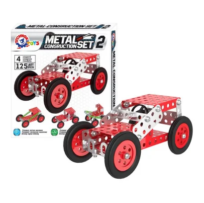 Дитячий &quot;Конструктор металевий&quot;ТехноК 6405TXK, 125 деталей