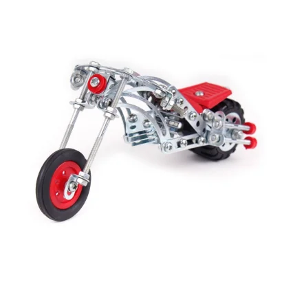 Дитячий Конструктор металевий "Мотоцикл" ТехноК 4807TXK, 181 деталь