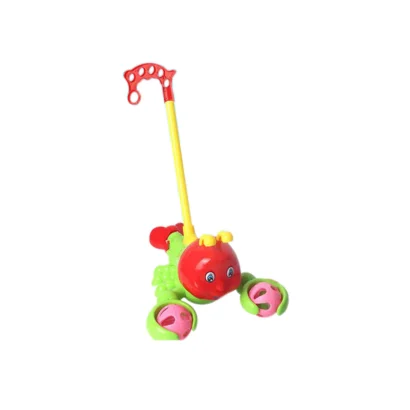 Дитяча каталка на паличці Bambi 198-13  Зелено-Червоний