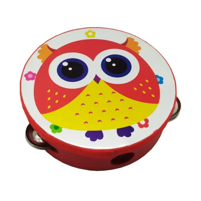 Дерев'яна іграшка Бубон MD 0367-19-27 діаметр 15 см  Сова