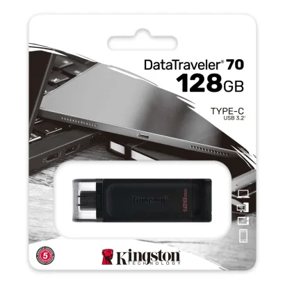 Флеш-накопичувач Kingston USB 3.2 DT 70 128GB Type-C