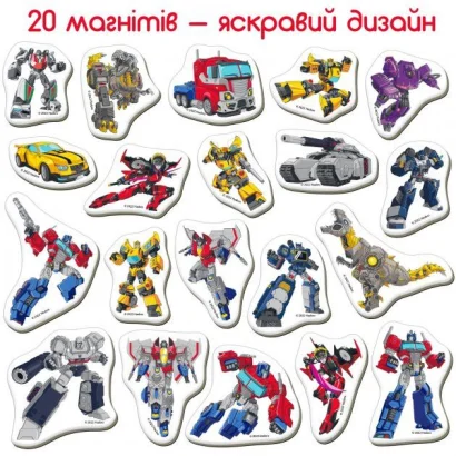 Набір магнітів &quot;Трансформери. Час героїв&quot; Magdum МЕ 5031-41