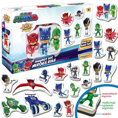 Набір магнітів &quot;Герої в масках. Правила героїв&quot; Magdum МЕ 5031-32