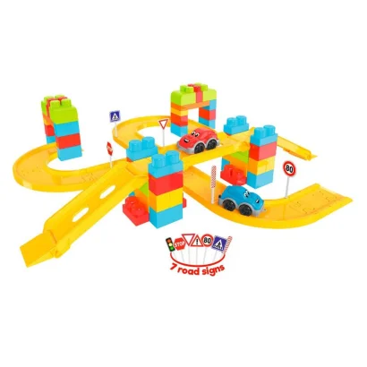 Іграшка &quot;Конструктор Автотрек ТехноК&quot;, арт.8324 100 дет.