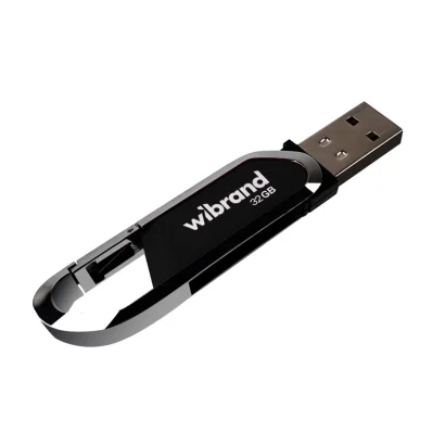 Флеш-накопичувач Wibrand USB 2.0 Aligator 32Gb Black