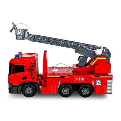 Автомодель серії "Super Big Truck" &ndash; ПОЖЕЖНА МАШИНА SCANIA (світло, звук, функ. води)
