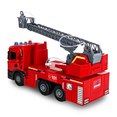 Автомодель серії "Super Big Truck" &ndash; ПОЖЕЖНА МАШИНА SCANIA (світло, звук, функ. води)