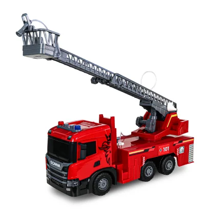 Автомодель серії "Super Big Truck" &ndash; ПОЖЕЖНА МАШИНА SCANIA (світло, звук, функ. води)