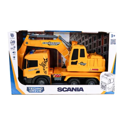 Автомодель серії "Super Big Truck" &ndash; ЕКСКАВАТОР SCANIA (світло, звук)