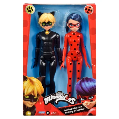 Набір ляльок "ЛЕДІ БАГ І СУПЕР-КІТ" серії "Basic" &ndash; ЛЕДІ БАГ І СУПЕР-КІТ