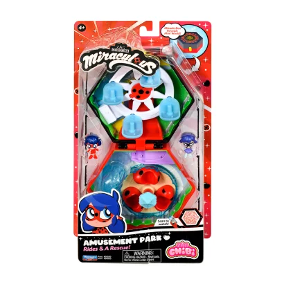 Ігровий набір &quot;ЛЕДІ БАГ І СУПЕР-КІТ&quot; серії &quot;Chibi&quot;- ПАРК РОЗВАГ (2 фігурки, аксес.)