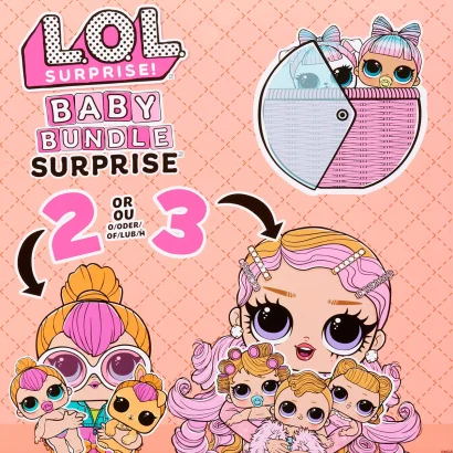 Ігровий набір з ляльками L.O.L.SURPRISE! серії &quot;Baby Bundle&quot; – МАЛЮКИ (в ас., в диспл.)