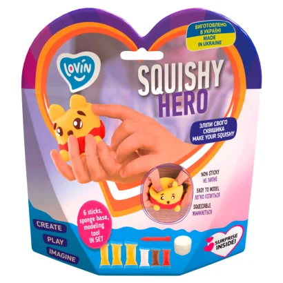 Набір для ліплення з повітряним пластиліном Squishy Squiny Pooh ТМ Lovin 70128