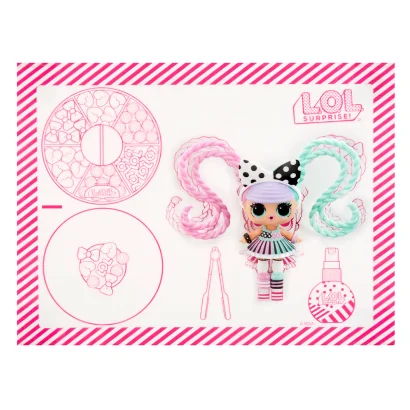 Ігровий набір з лялькою L.O.L. SURPRISE! &ndash; ФЕЄРИЧНІ ЗАЧІСКИ З НАМИСТИНОК (в асорт., у диспл.)