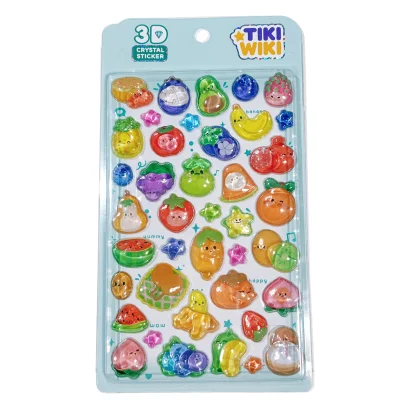 Набір 3D-наліпок TIKI WIKI серії "Crystal" &ndash; ТІКІ ФРУКТИ