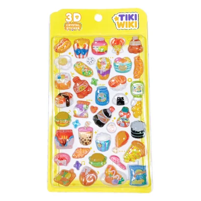 Набір 3D-наліпок TIKI WIKI серії "Crystal" &ndash; ТІКІ СМАКОЛИКИ