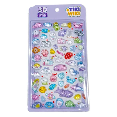 Набір 3D-наліпок TIKI WIKI серії "Crystal" &ndash; ТІКІ МОРЕ