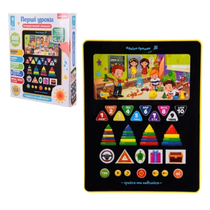 Дитяча іграшка Планшет &quot;Логіка&quot; Країна Іграшок PL-720-07 українською мовою